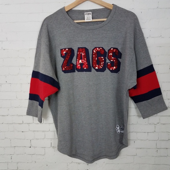PINK Victoria's Secret Tops - PINK Victoria Secret Gonzaga College Top ZAGS M